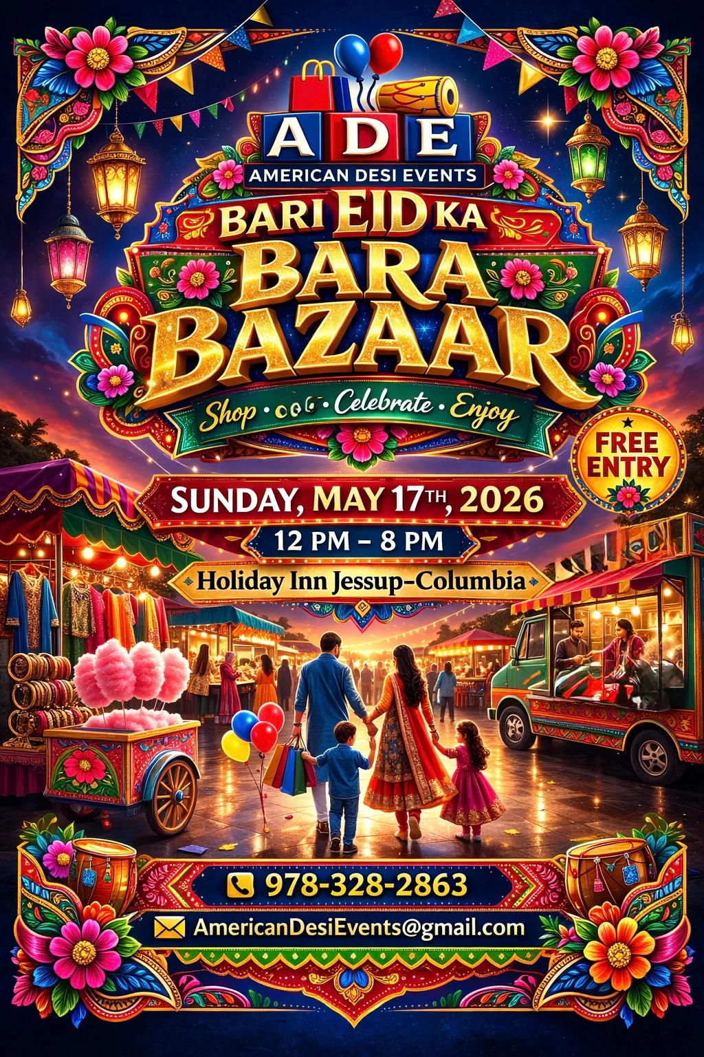 American Desi Events Bari Eid ka Bara Bazaar